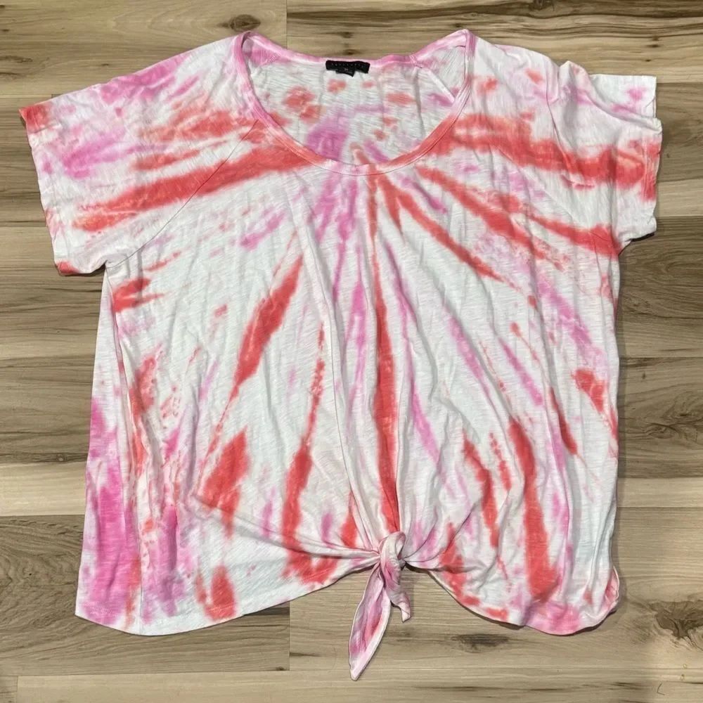 Sanctuary Tie Tie Dye Short Sleeve Shirt Women’s 3XL